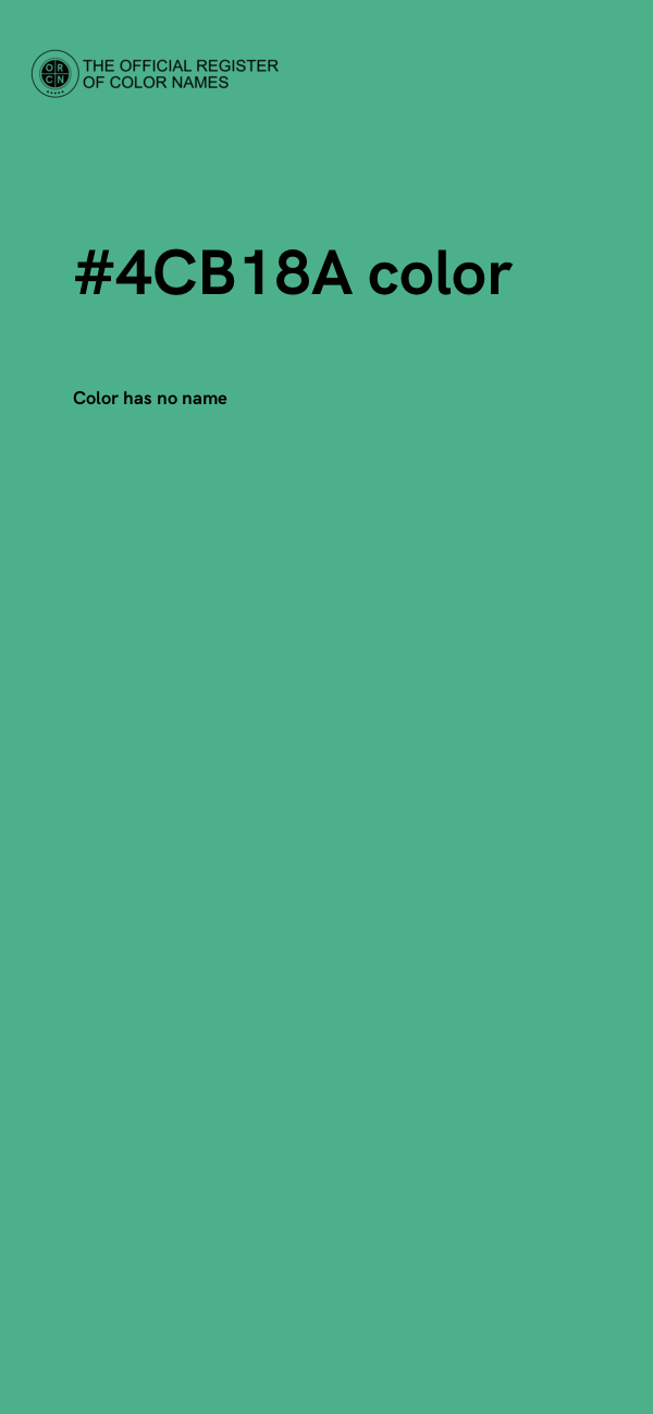 #4CB18A color image