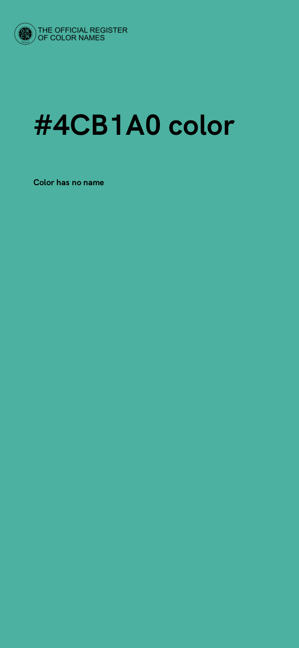 #4CB1A0 color image