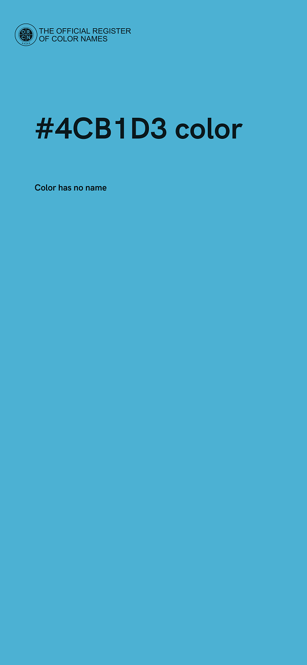 #4CB1D3 color image