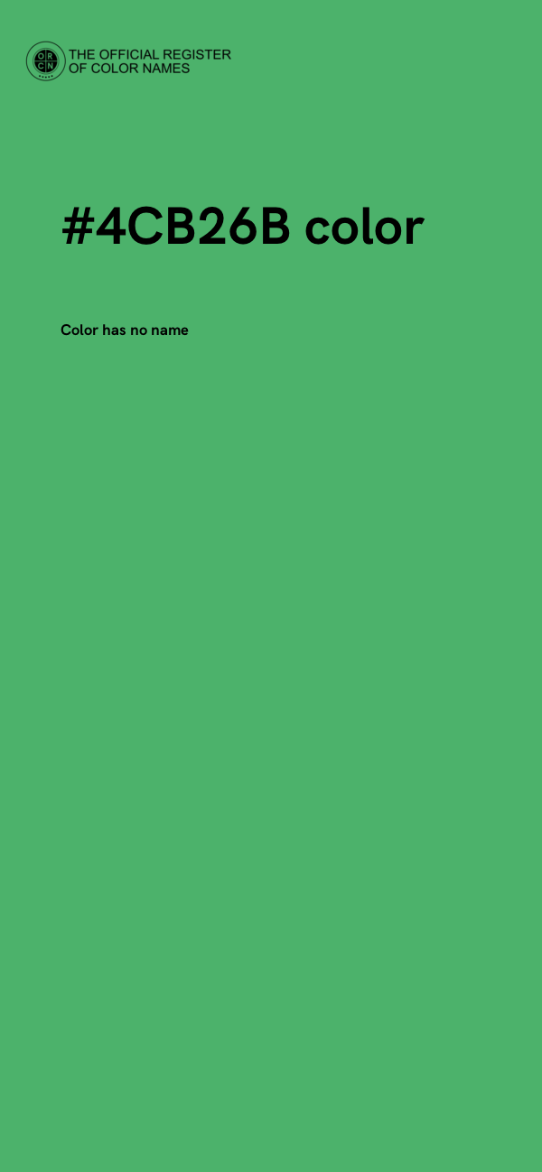 #4CB26B color image