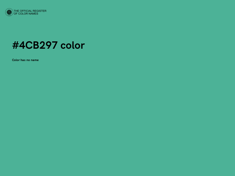 #4CB297 color image