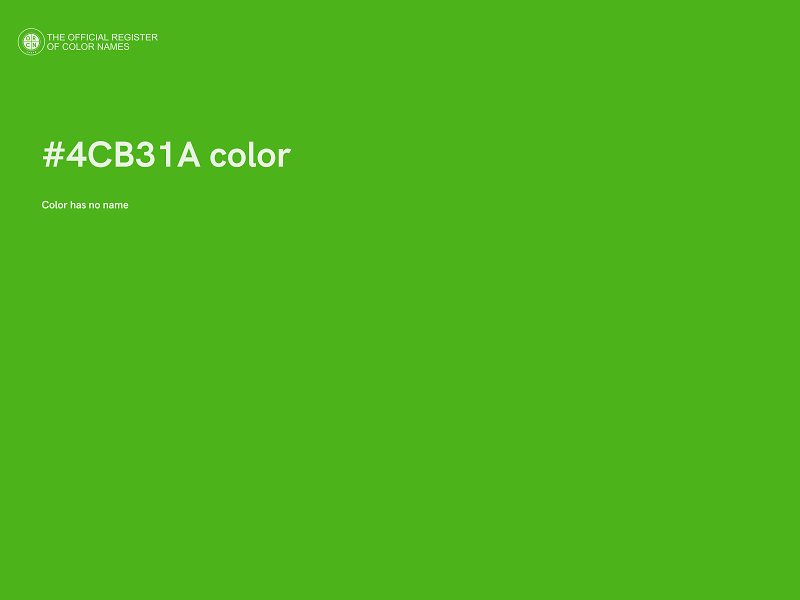 #4CB31A color image