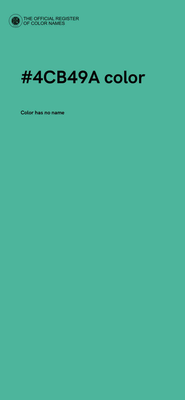 #4CB49A color image