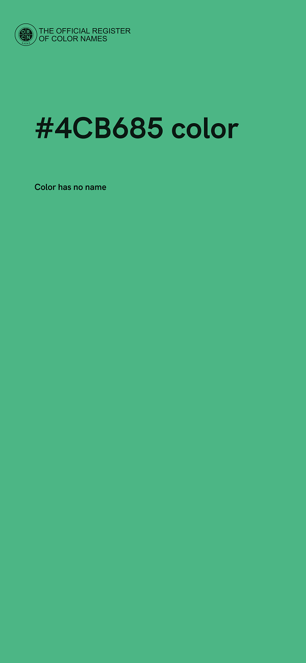 #4CB685 color image