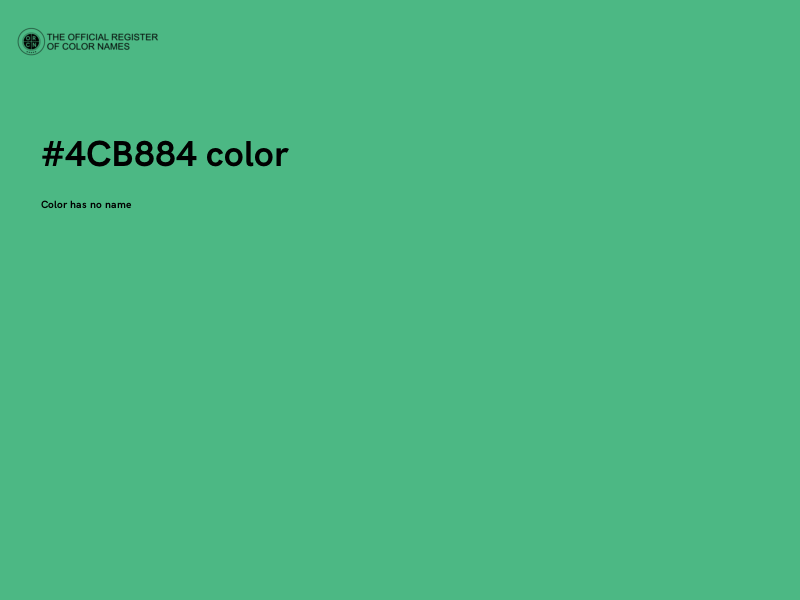 #4CB884 color image