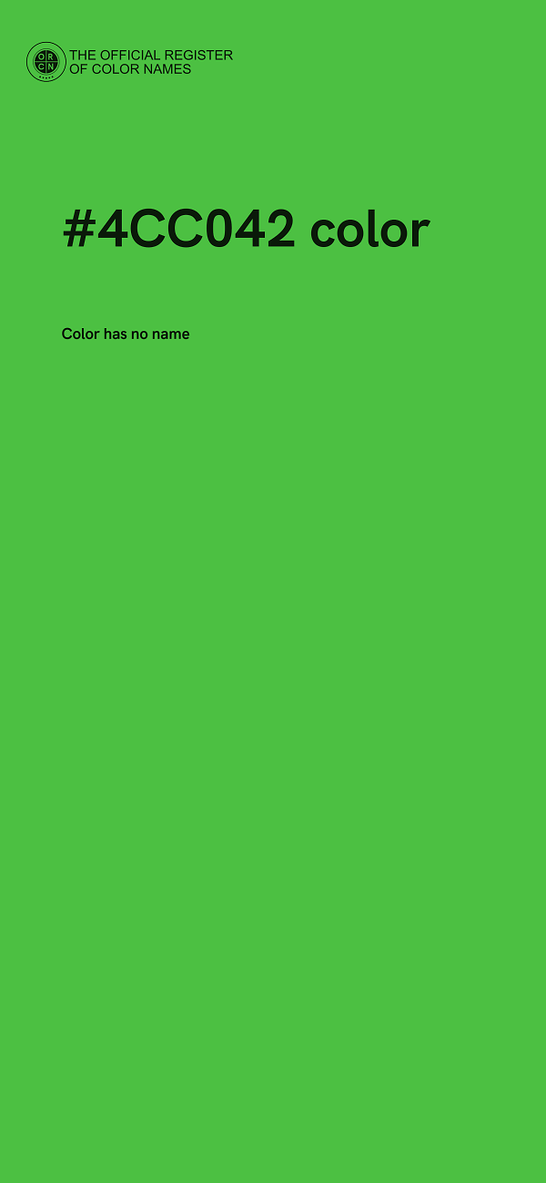 #4CC042 color image