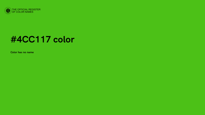 #4CC117 color image