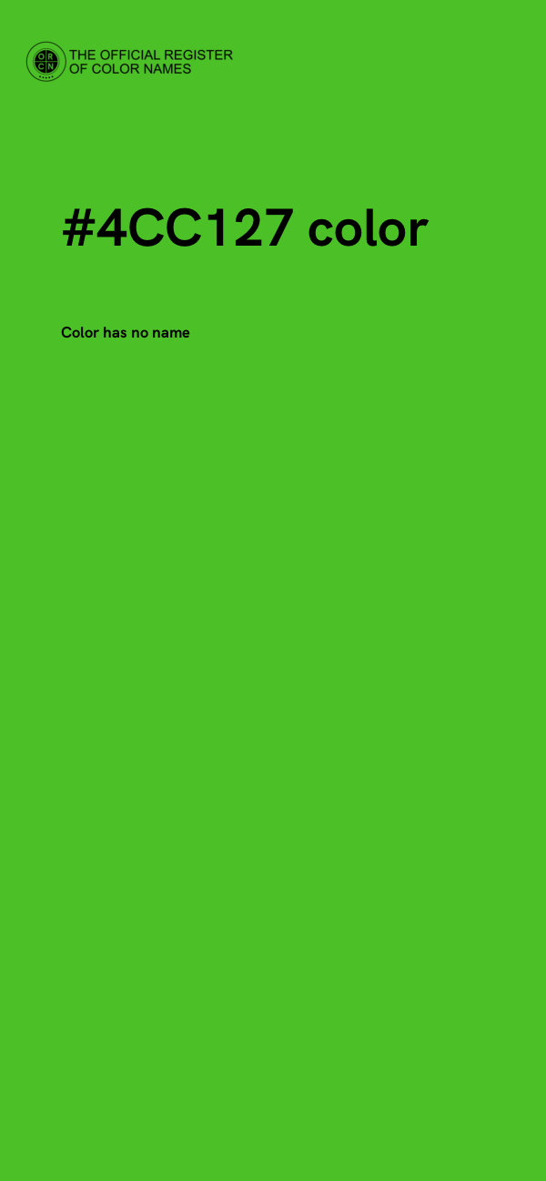 #4CC127 color image