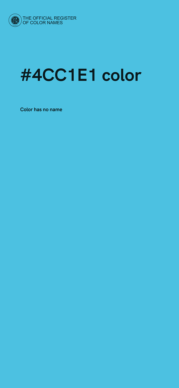#4CC1E1 color image