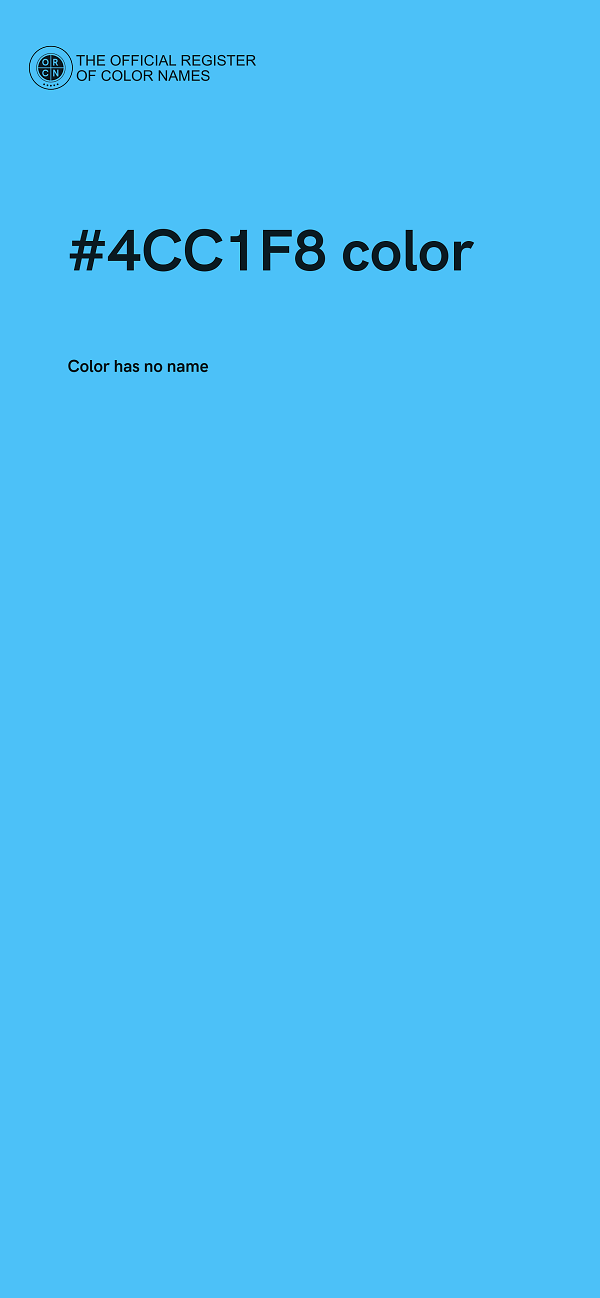 #4CC1F8 color image