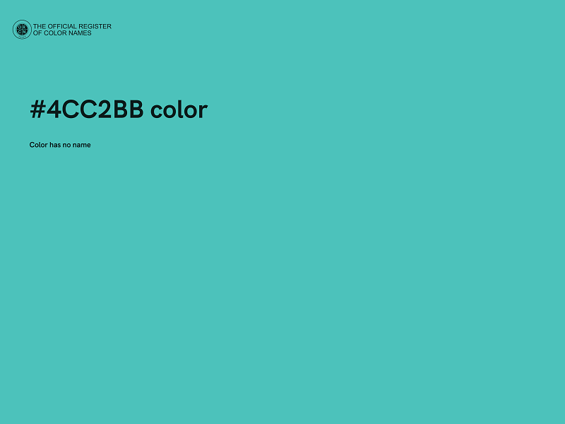 #4CC2BB color image