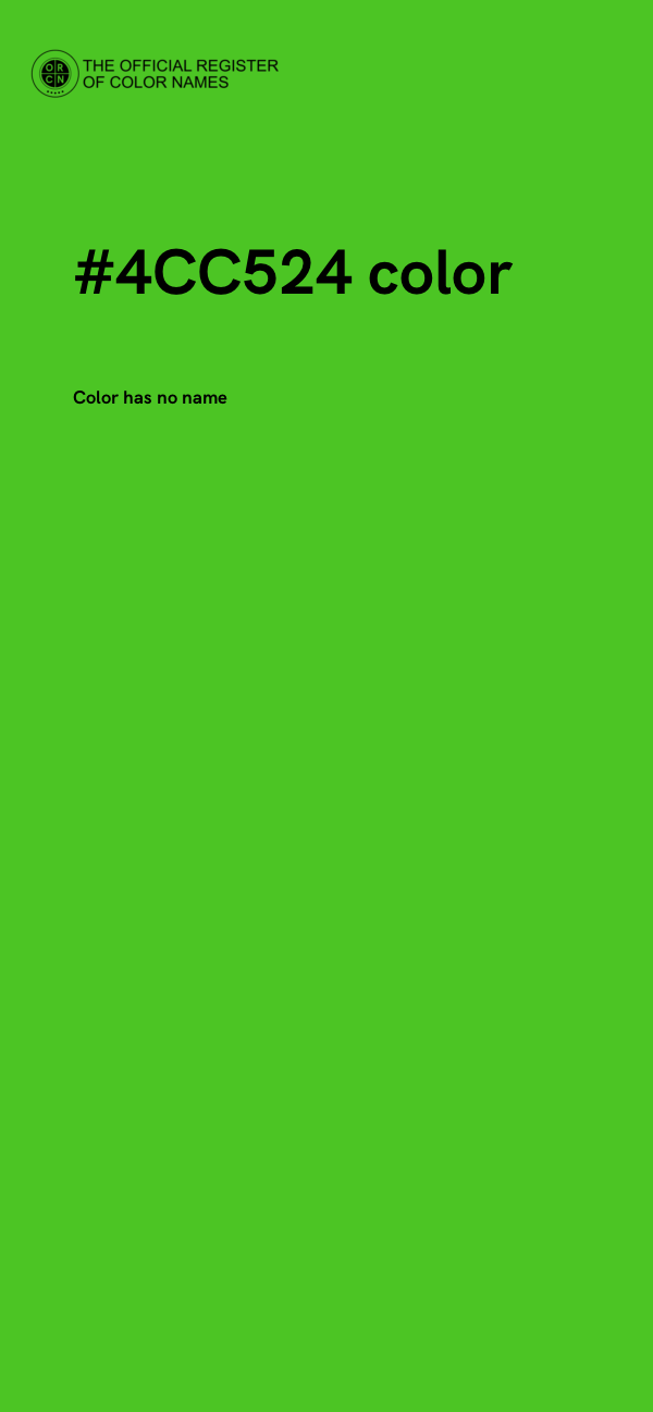 #4CC524 color image
