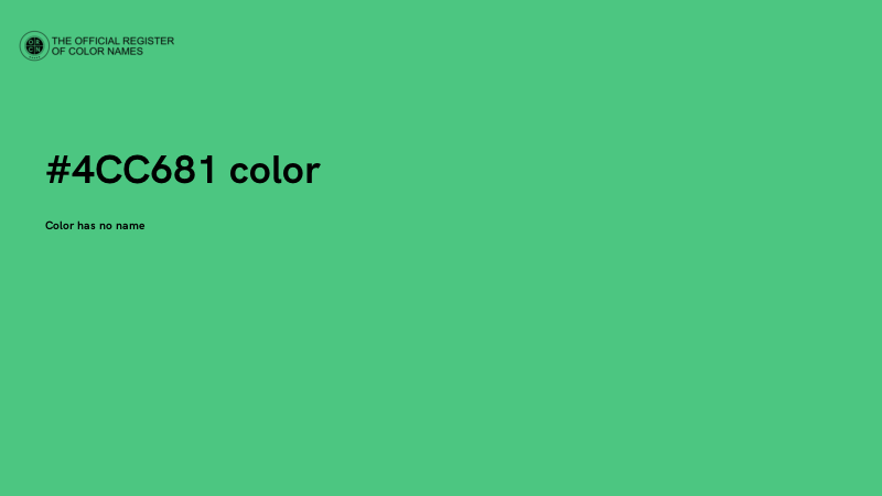 #4CC681 color image