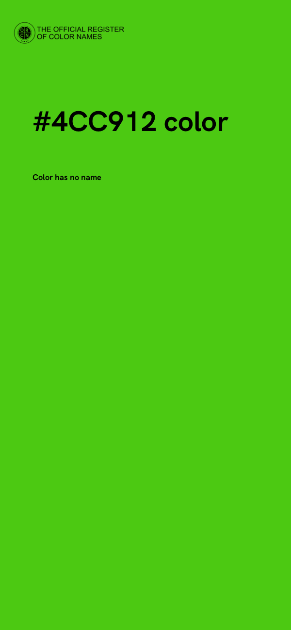 #4CC912 color image