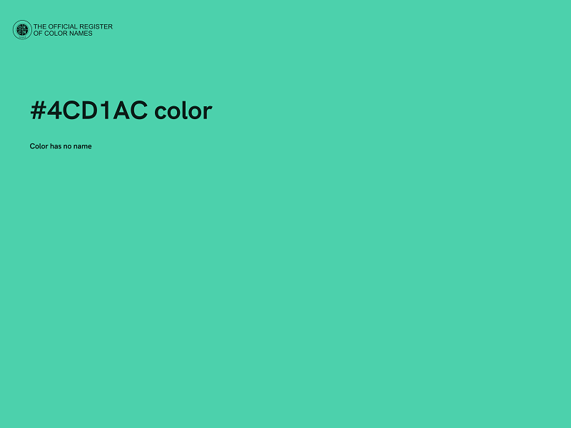 #4CD1AC color image