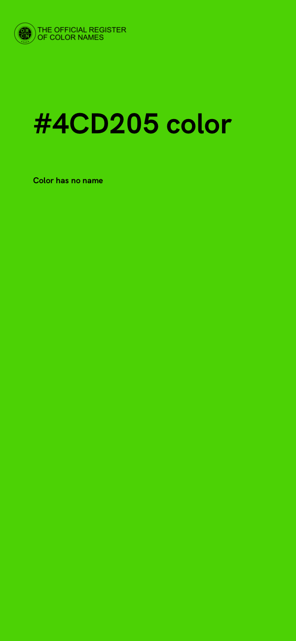 #4CD205 color image