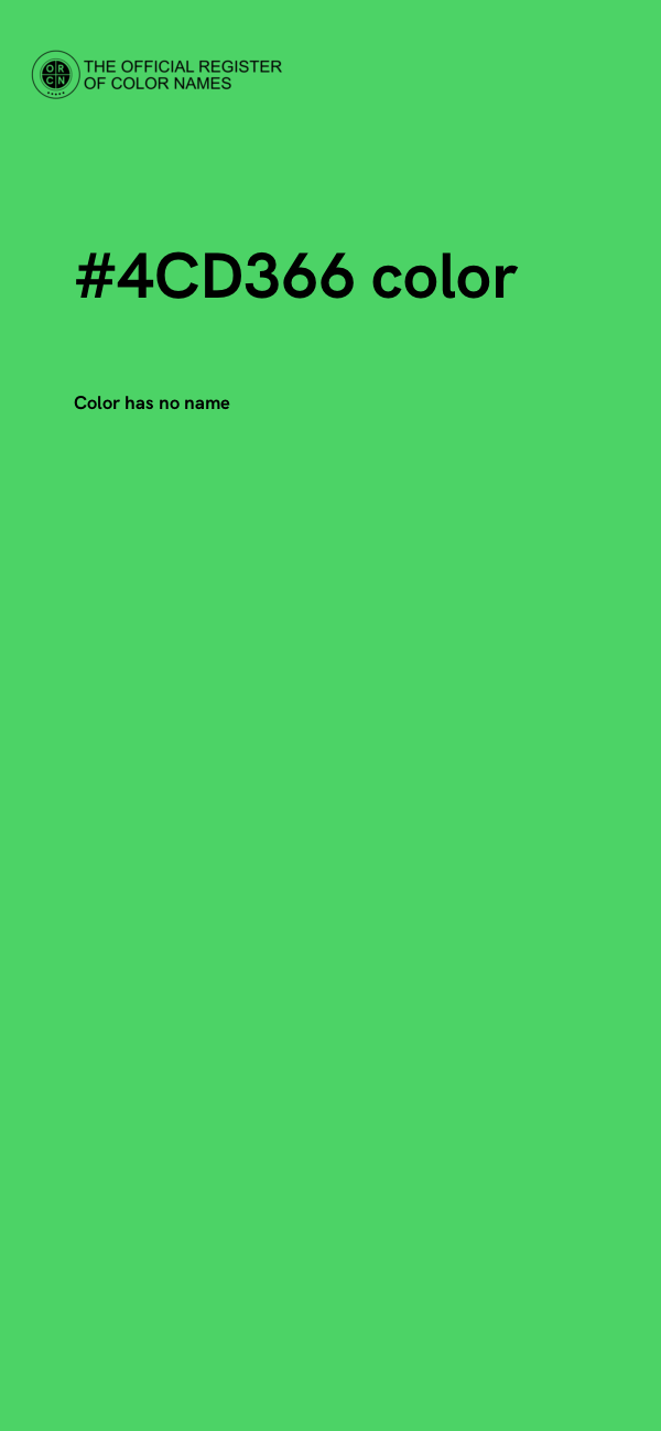 #4CD366 color image