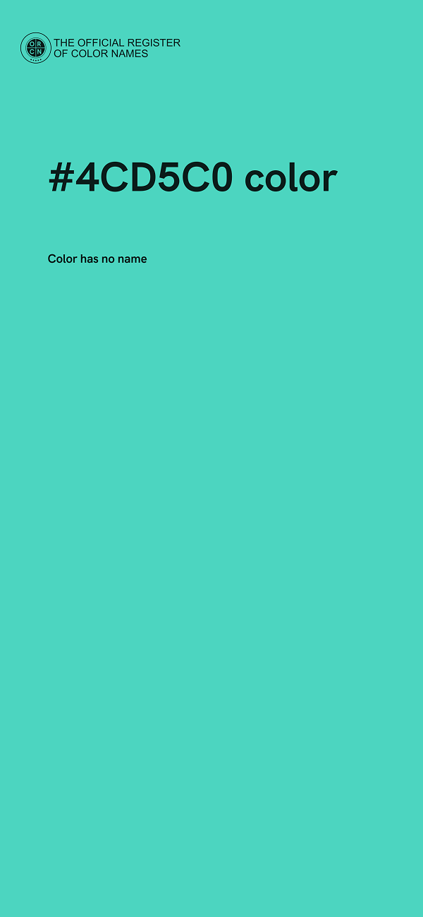 #4CD5C0 color image