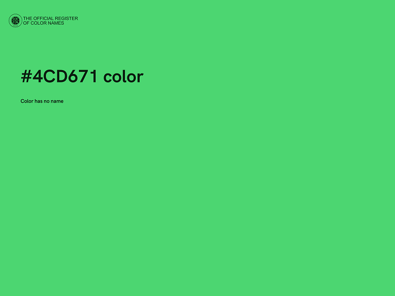 #4CD671 color image