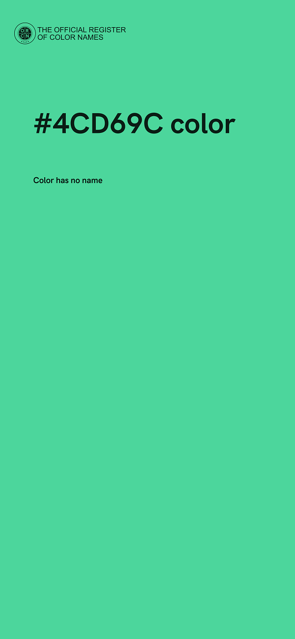 #4CD69C color image
