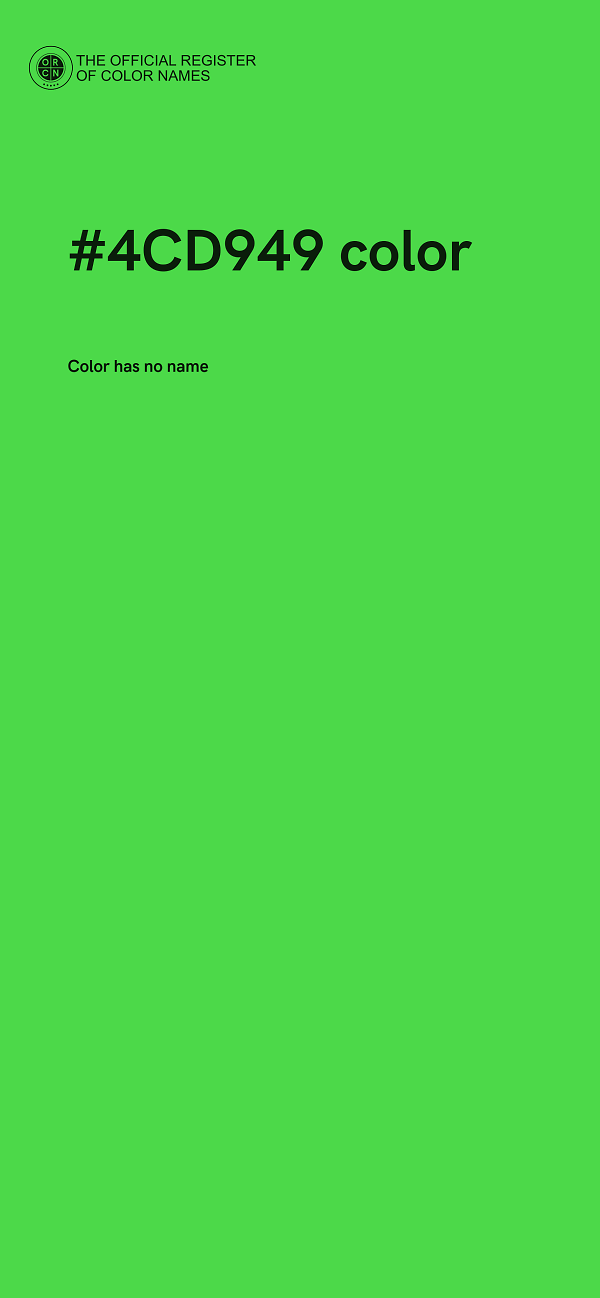 #4CD949 color image