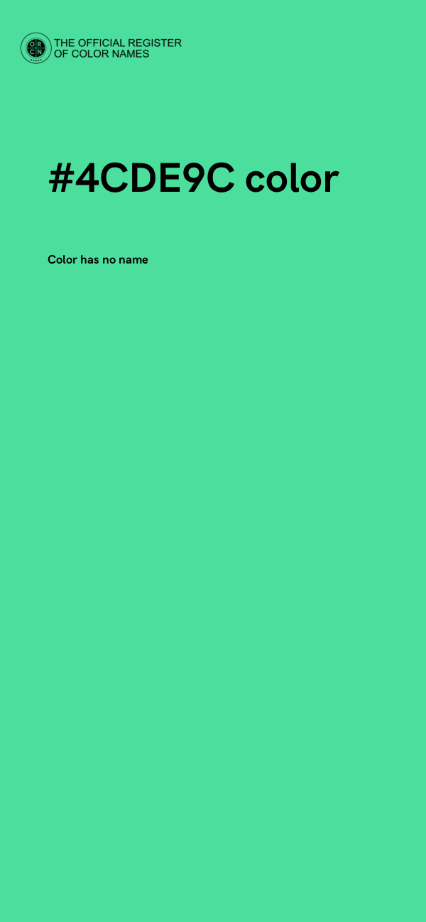 #4CDE9C color image