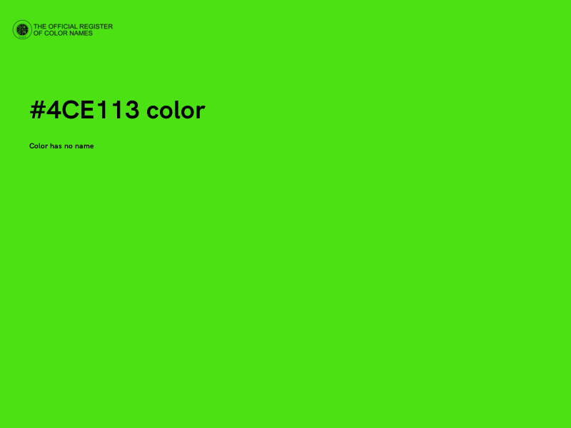 #4CE113 color image