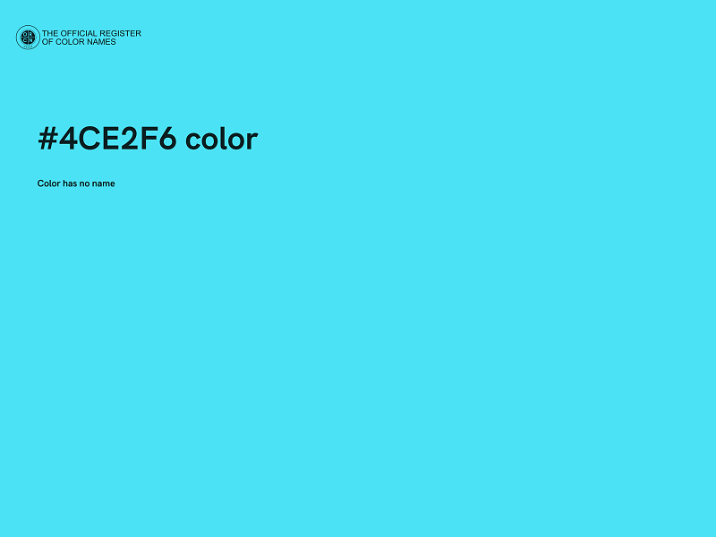 #4CE2F6 color image