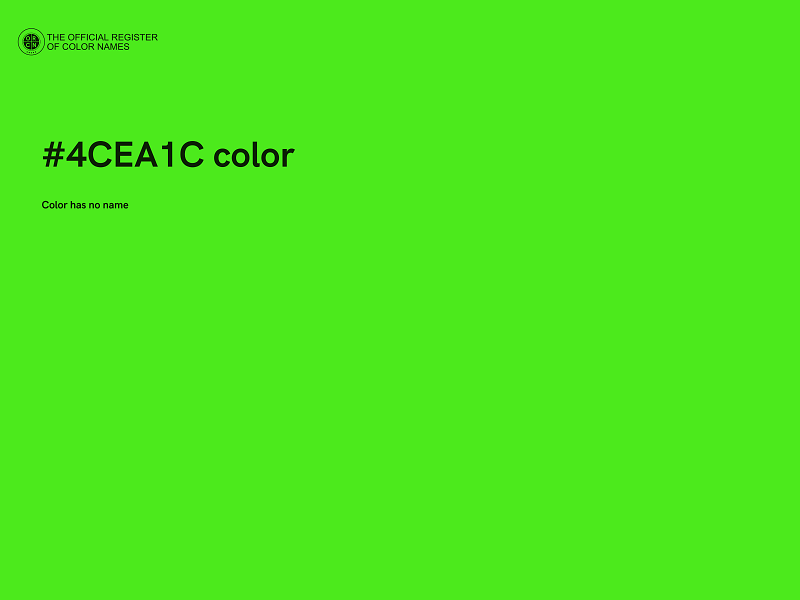 #4CEA1C color image