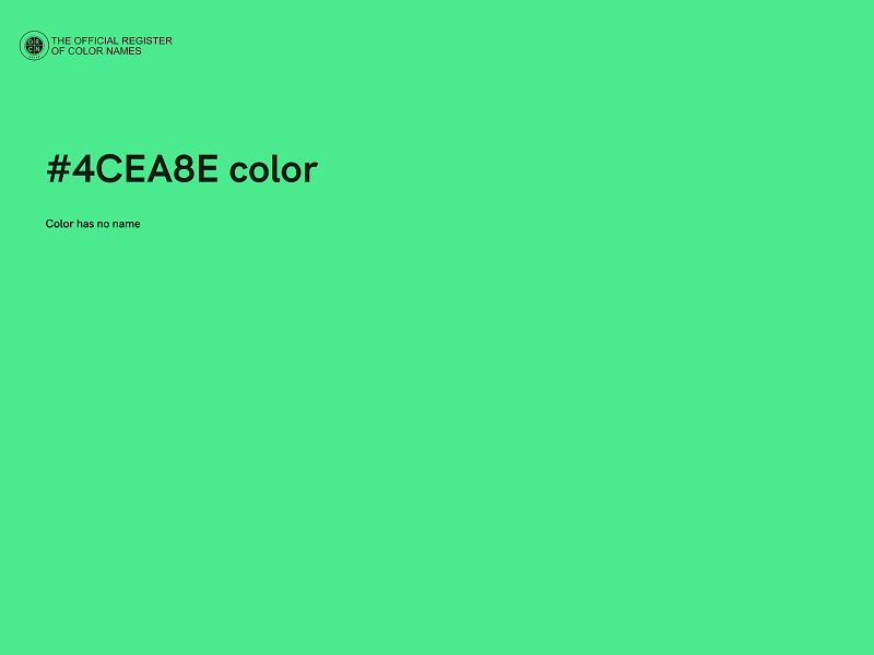 #4CEA8E color image