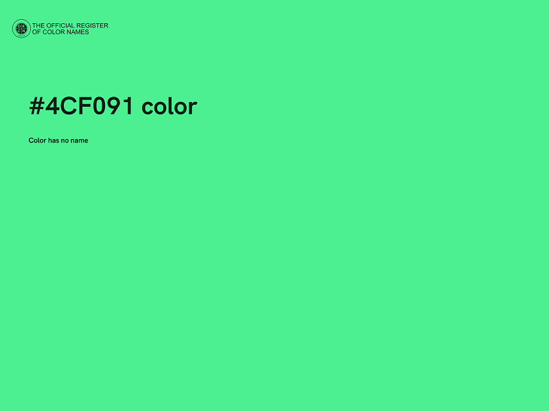 #4CF091 color image