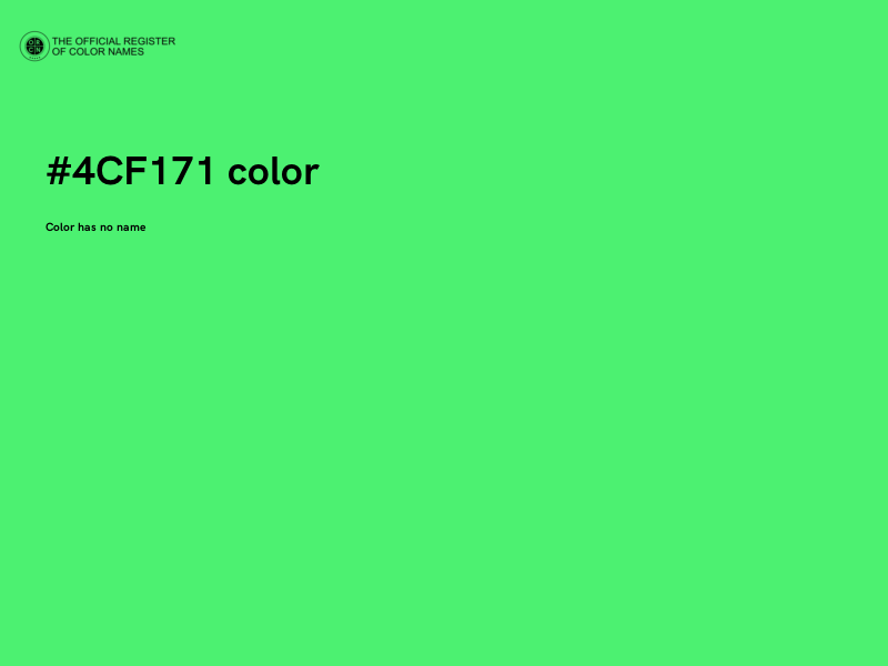 #4CF171 color image