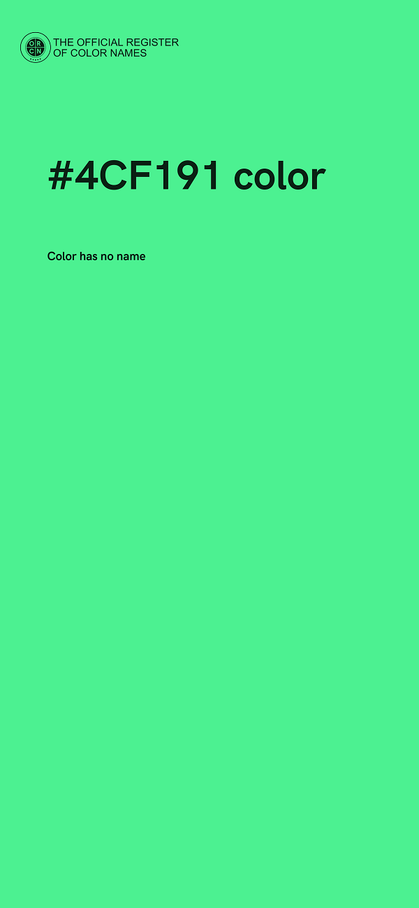 #4CF191 color image