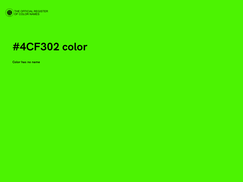 #4CF302 color image