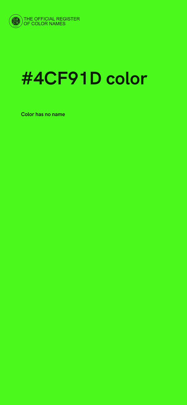 #4CF91D color image