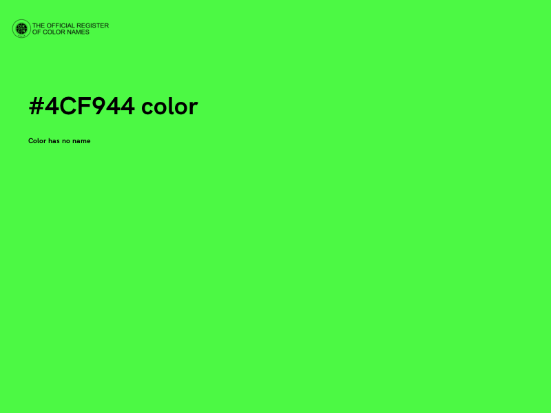 #4CF944 color image