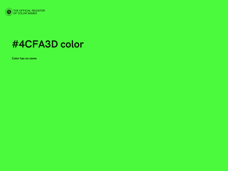 #4CFA3D color image