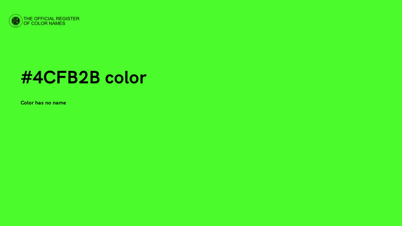 #4CFB2B color image