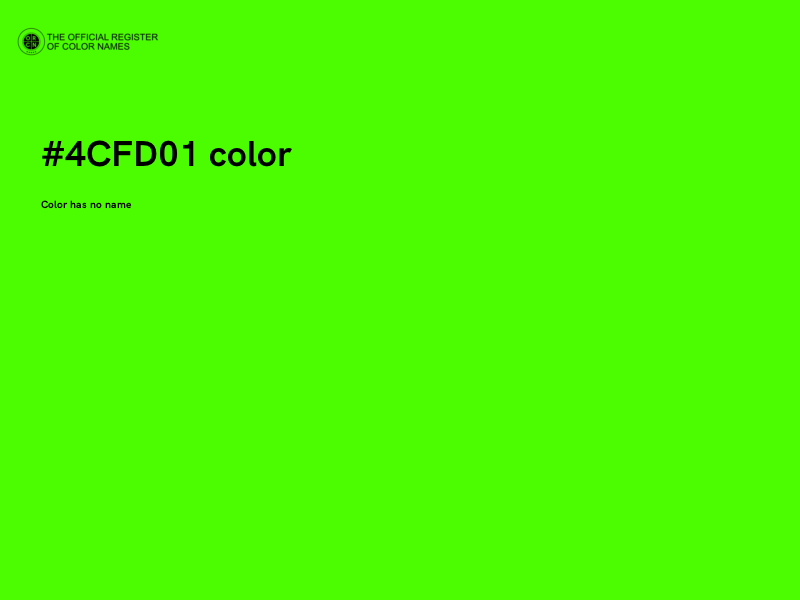 #4CFD01 color image