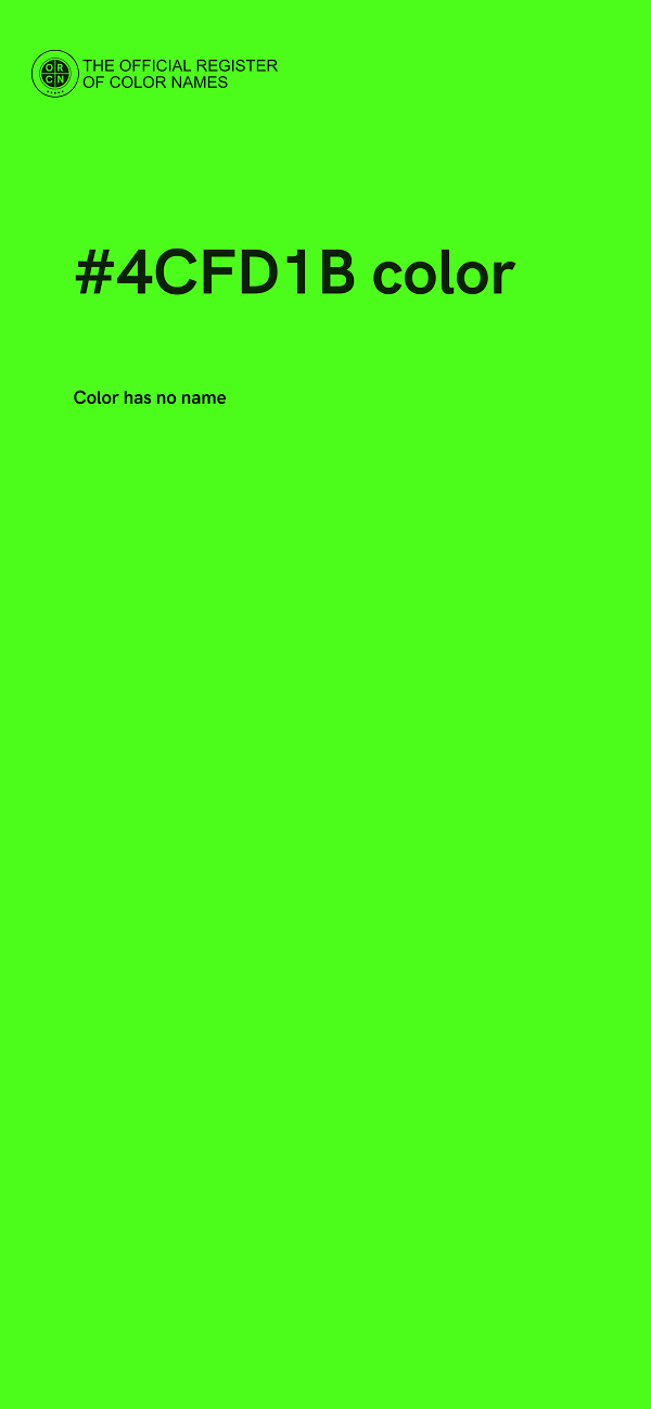#4CFD1B color image