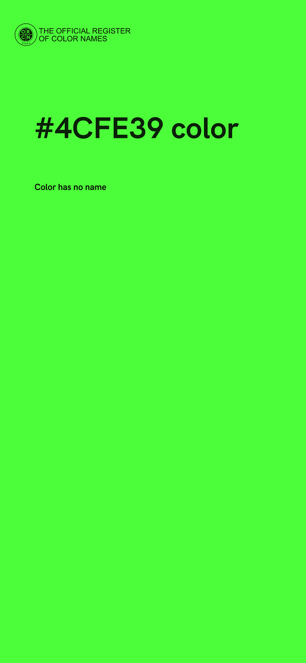 #4CFE39 color image