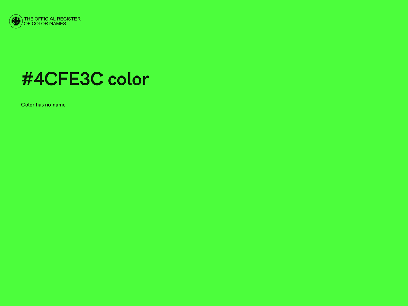 #4CFE3C color image