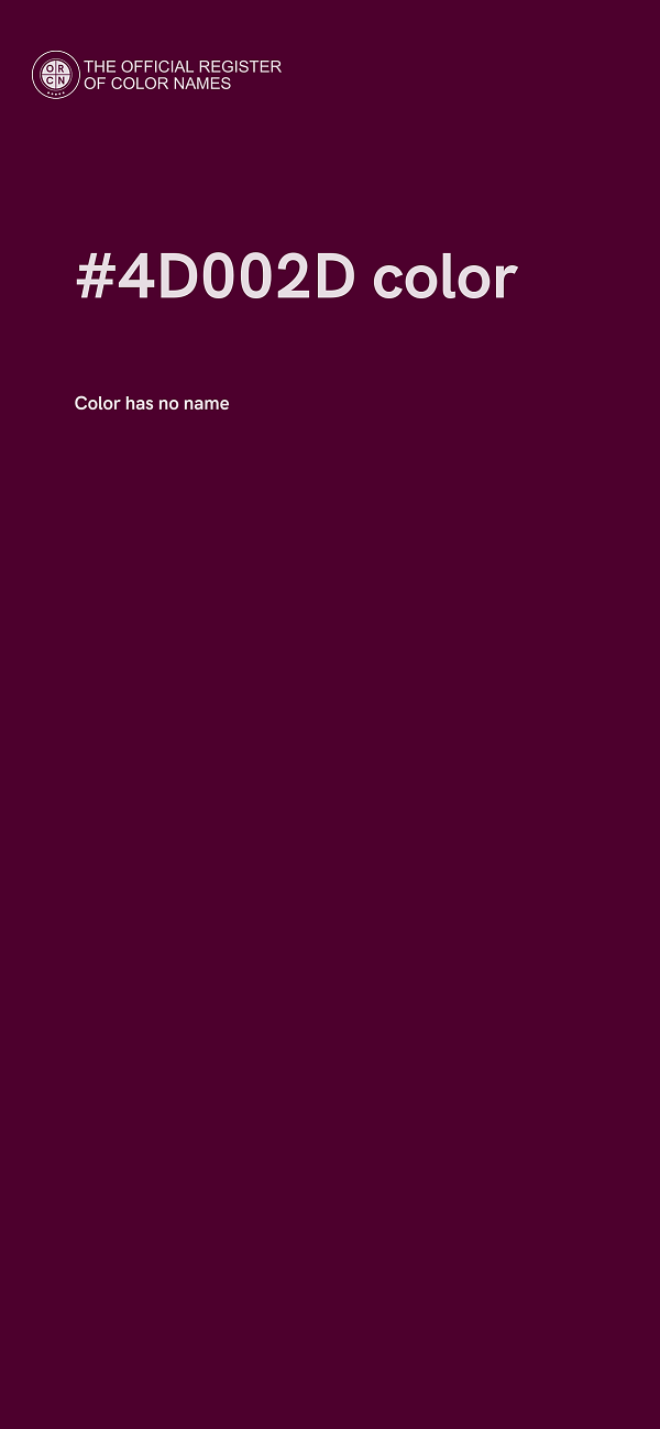 #4D002D color image