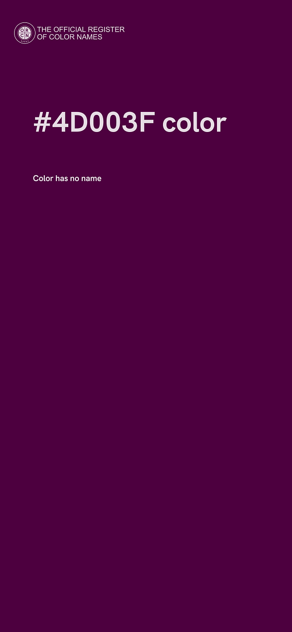 #4D003F color image
