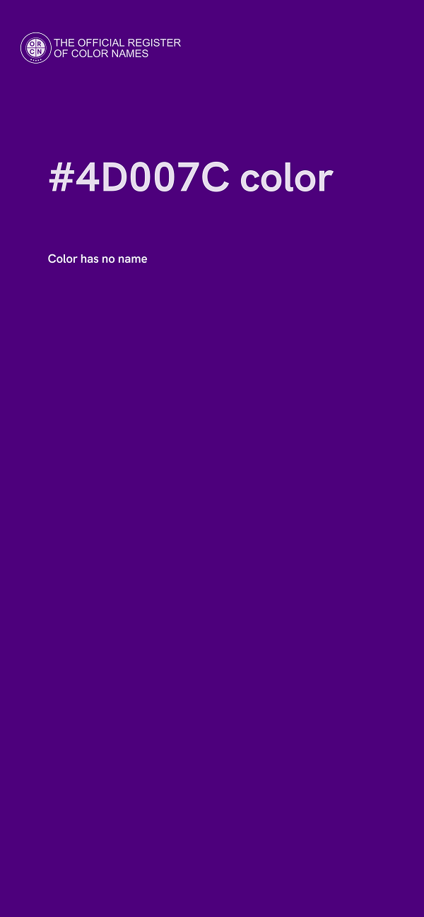 #4D007C color image