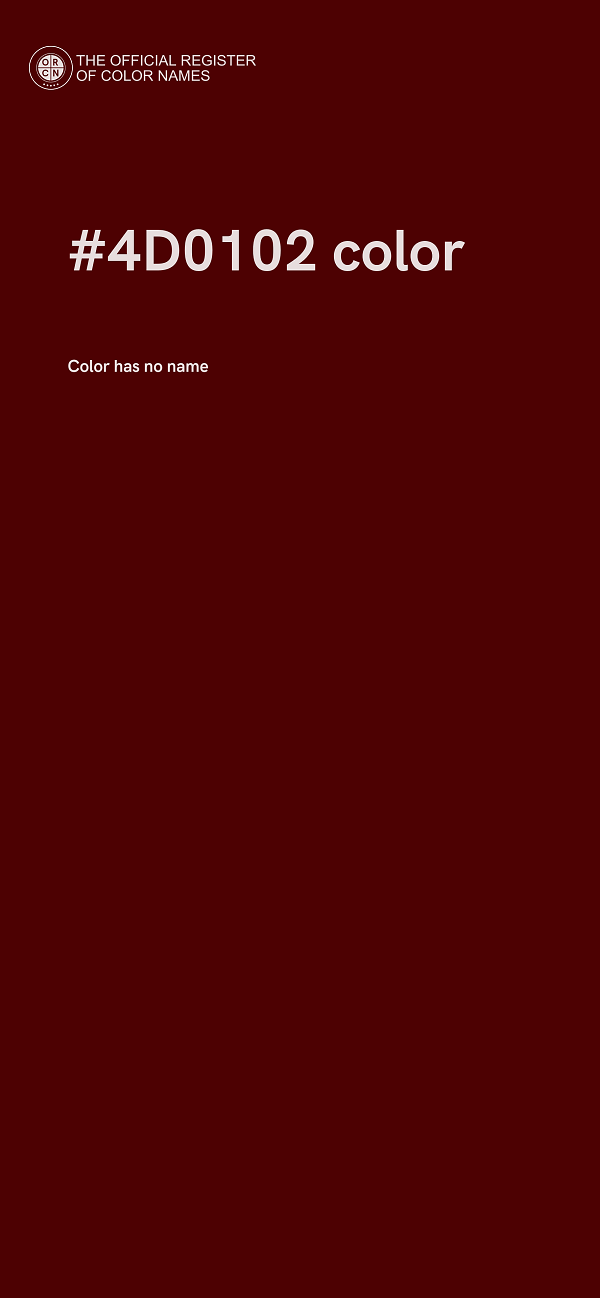 #4D0102 color image