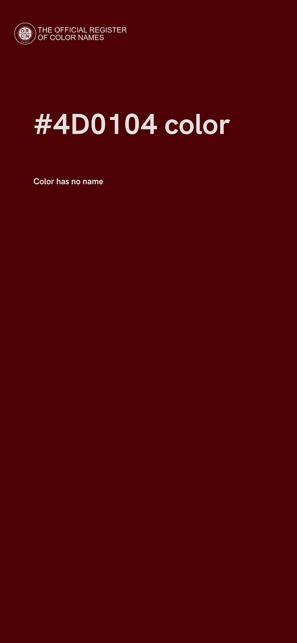 #4D0104 color image