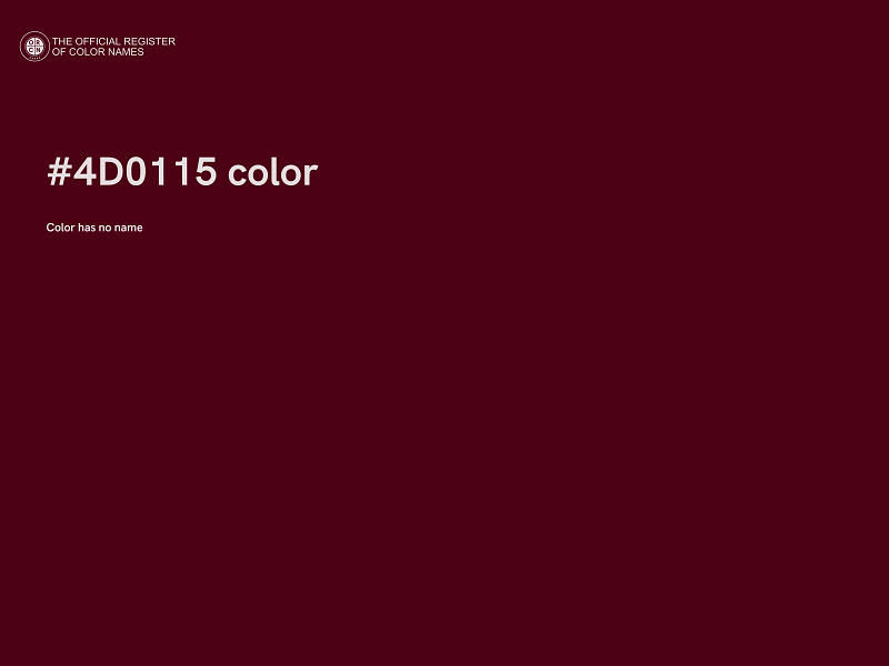 #4D0115 color image