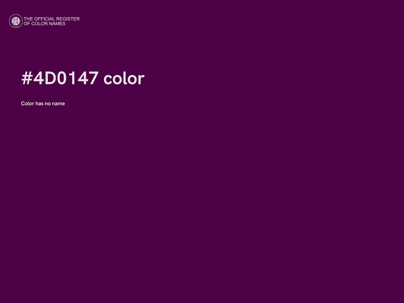 #4D0147 color image