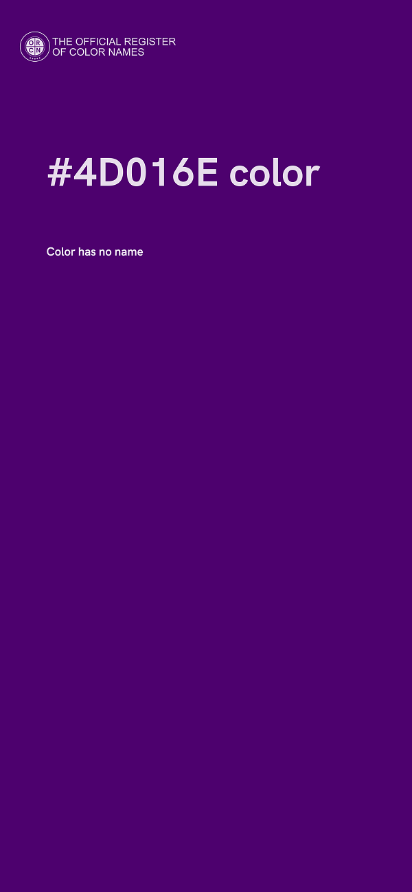 #4D016E color image